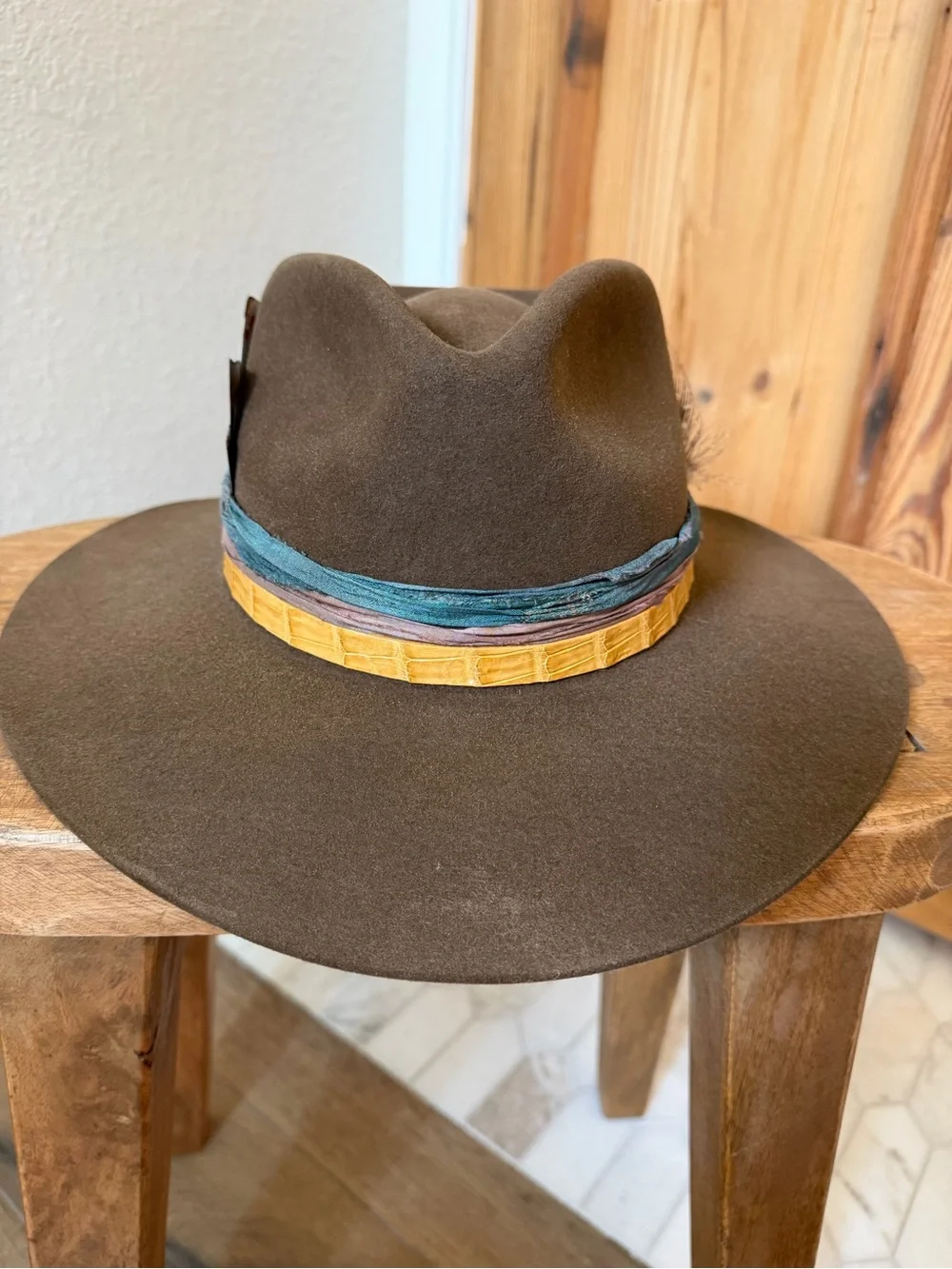 Kemo Sabe Stetson minturn brown felt hat.